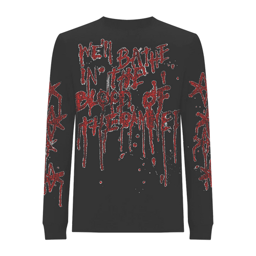 POST HUMAN: NeX GEn | Bathe In Blood Black Longsleeve T-Shirt