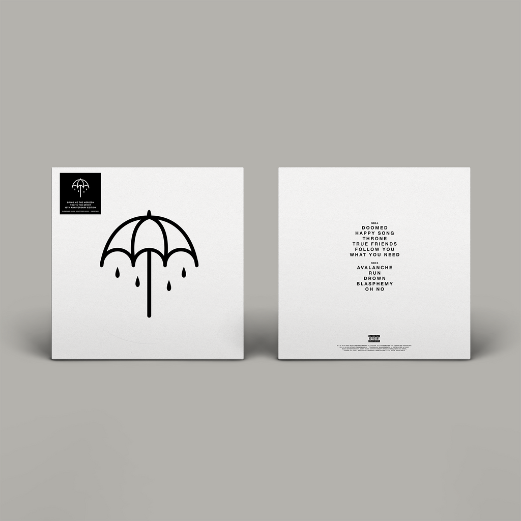 Bring Me The Horizon - That’s The Spirit 10th Anniversary | Clear and Black Splatter Vinyl